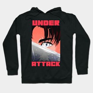 Under Attack Anime Tee Hoodie